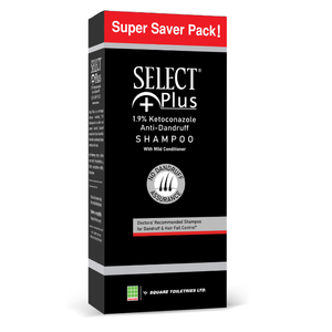 Select Plus 1.9% Ketoconazole Anti-Dandruff Shampoo 200ml